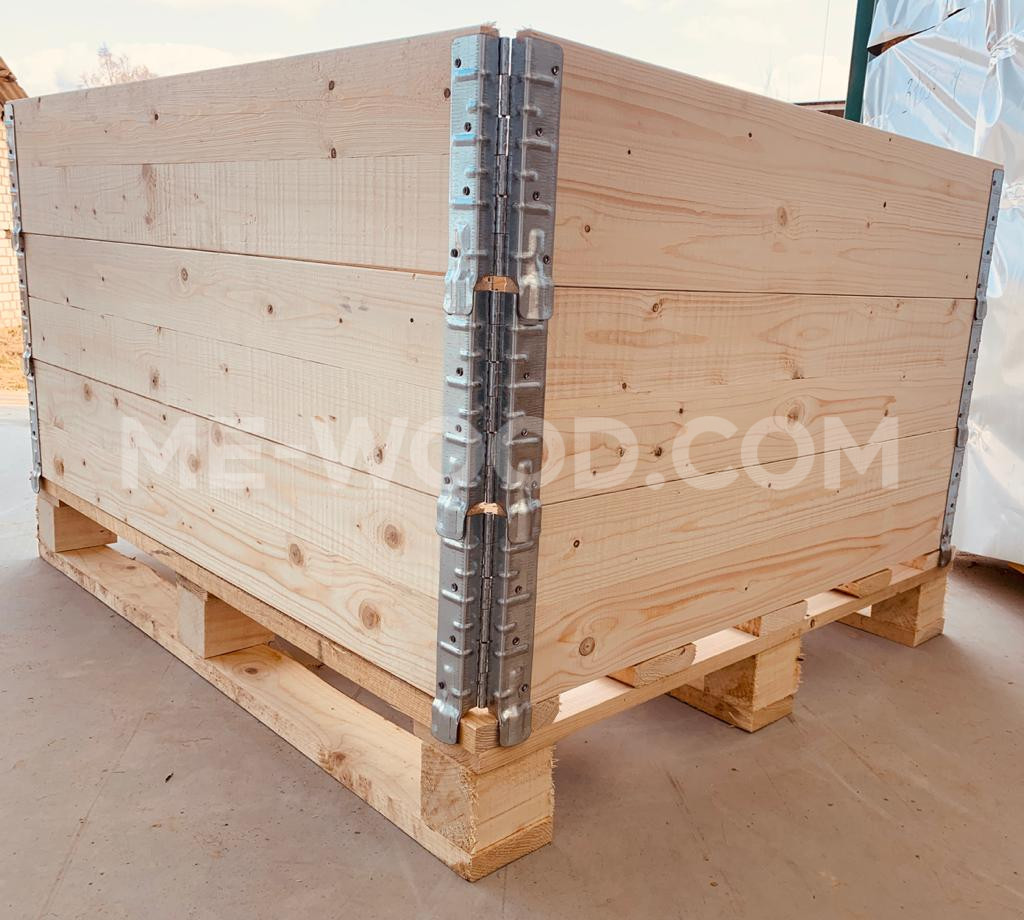 Collari per pallet 1200 x 1000 mm, 2 assi