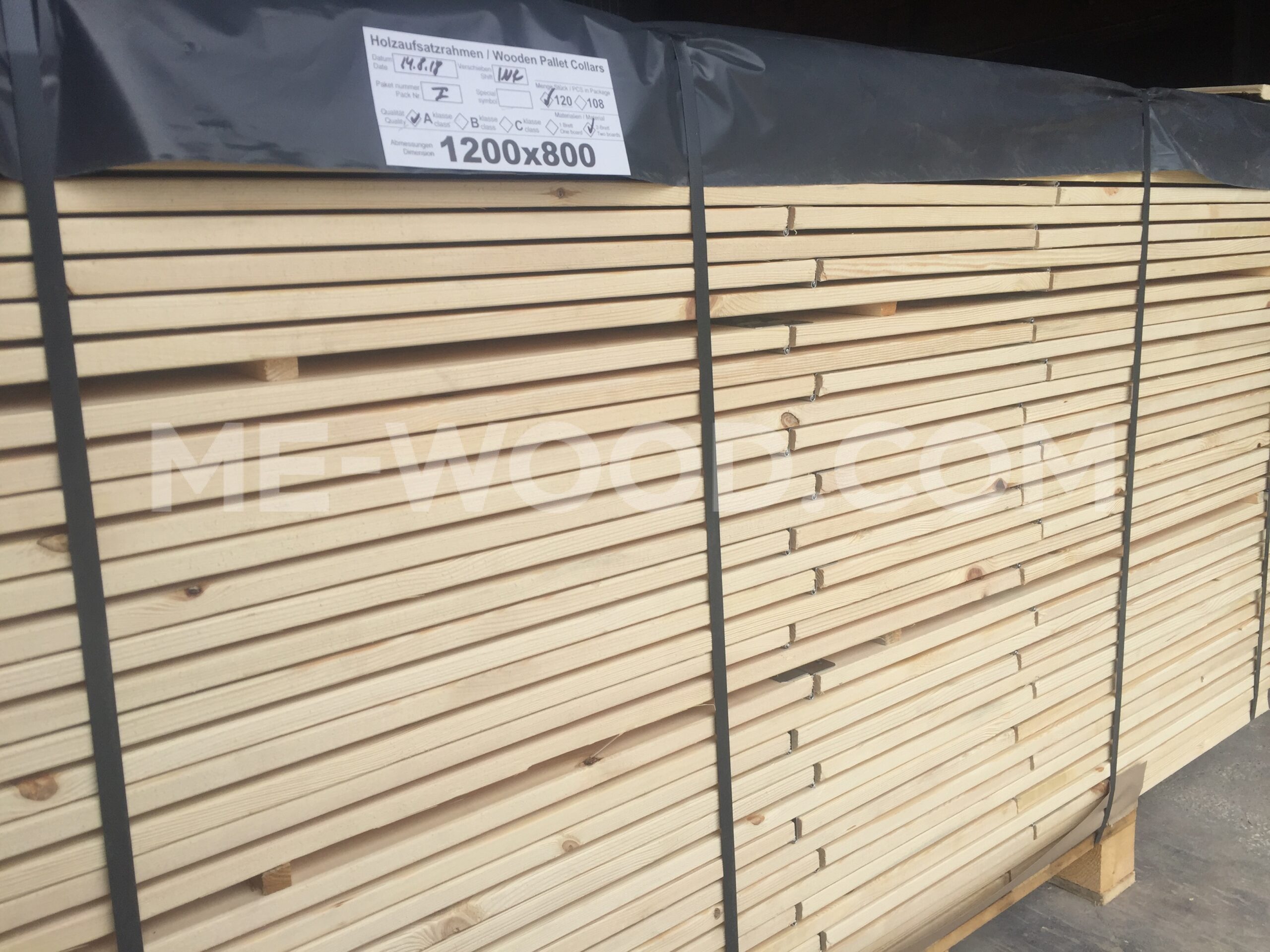 Pallet collars 1200 x 800mm 2nd choice