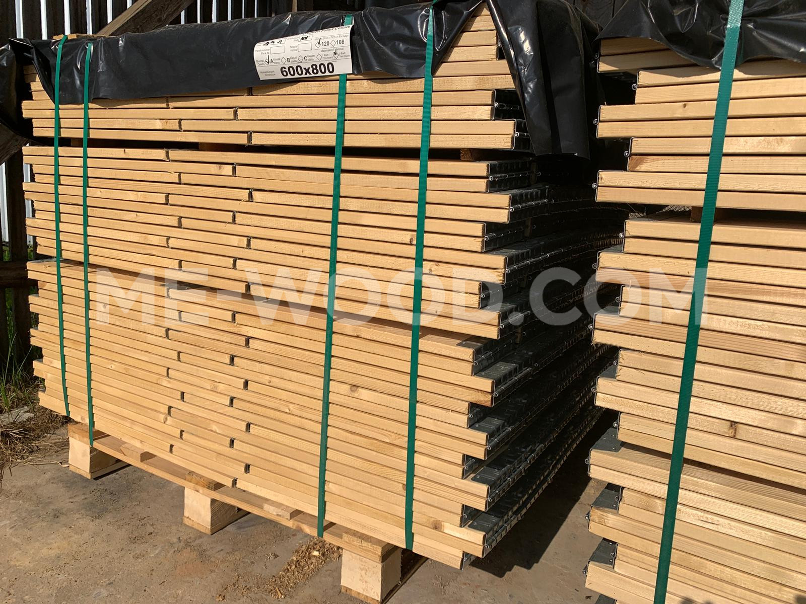 Collari per pallet 600 x 800 mm 1a scelta