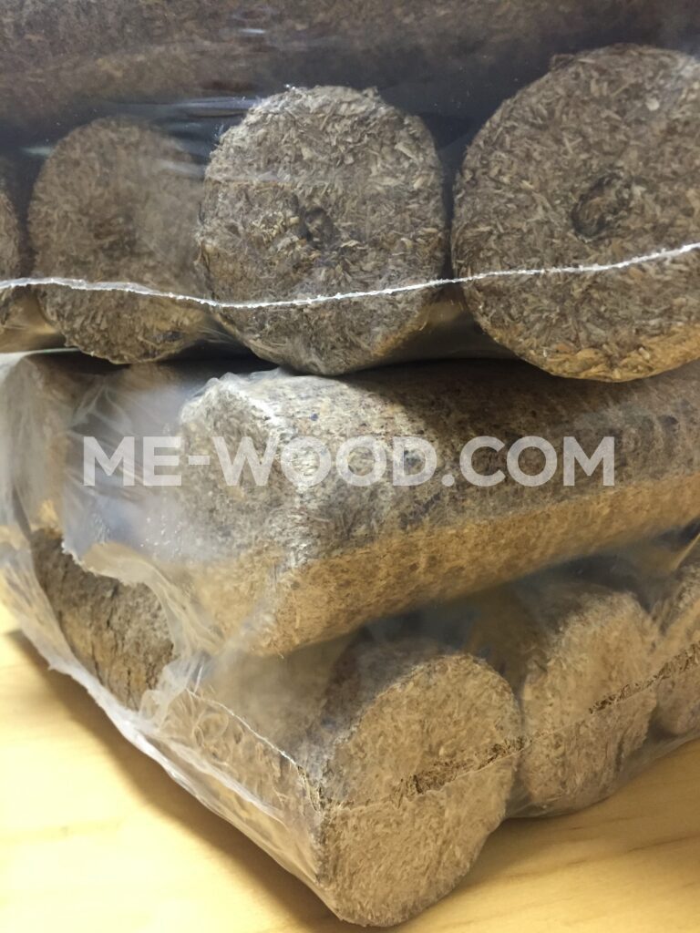 Briquettes De Bois Compressé NESTRO - Balle De 10 Kg - Haute Densité - Longue Durée De Combustion - Pour Poêle, Cheminée, Four