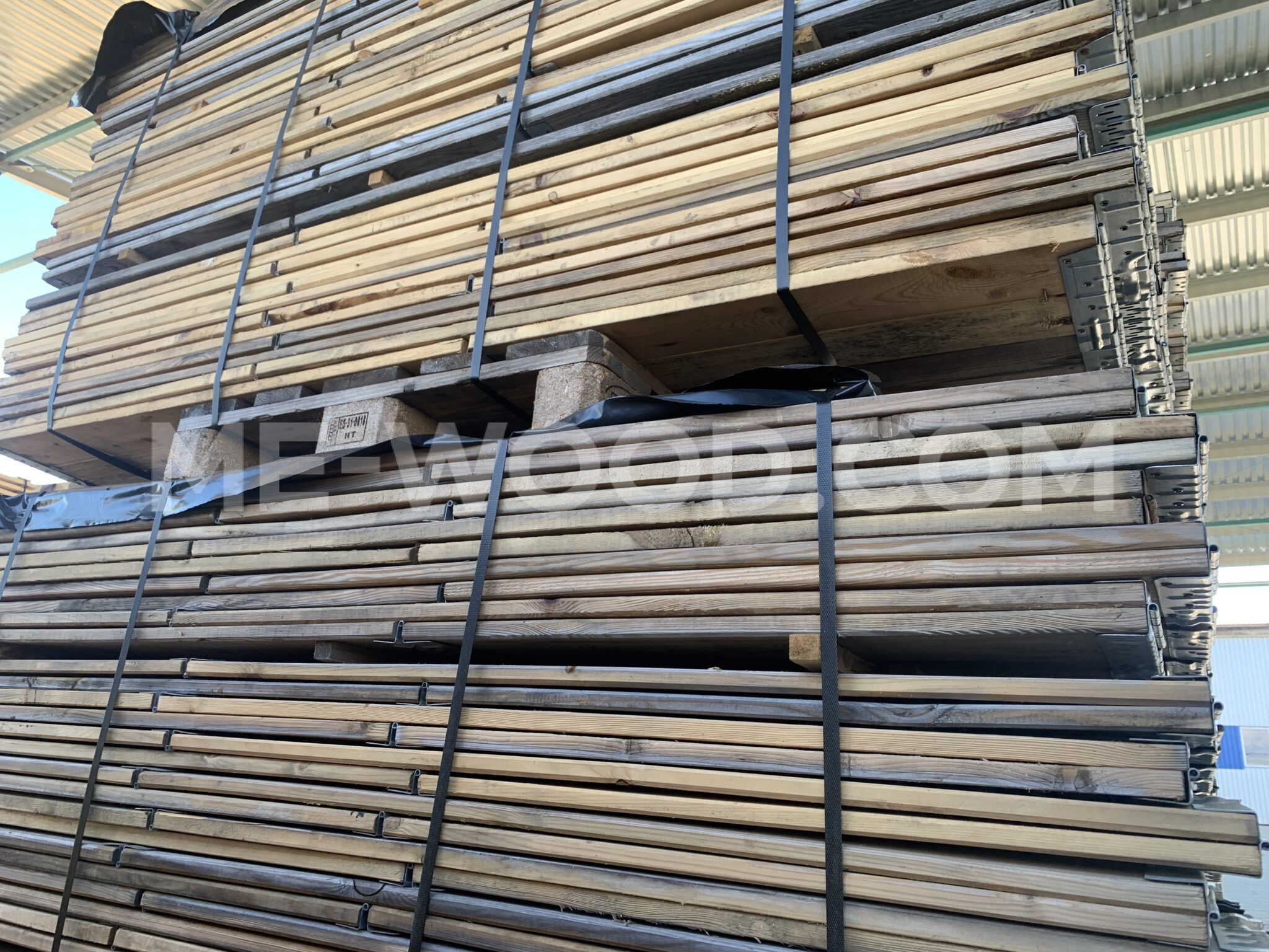 Used Wooden Pallet Collars 1200x800mm Mežares A